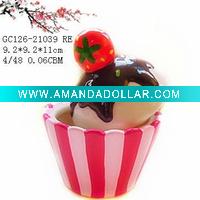 Ceramic Cupcake Candy Jar