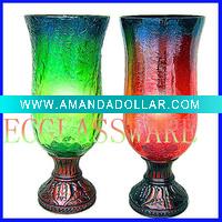 Wholesale glass hurricane candle holders