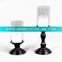 Wholesale Black Modern Handmade Candle Stand