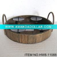 Wholesale Round plate candle holders