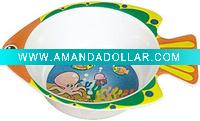Wholesale 6.5"melamine fish shape bowl