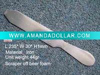 Wholesale Barware Beer Foam Scraper Foam head cutter ( 235x30mm) S179