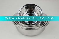 Wholesale stainless steel salad bowl/food plate