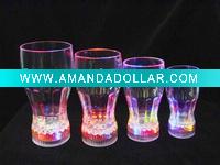 Wholesale Flashing Cola Cup, flashing barware, flashing glass, flashing cup, led cup