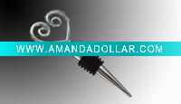 Heart-shape wine bottle stopper or barware tools