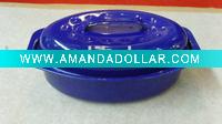 Wholesale enamel oval chicken roaster