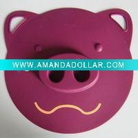 Wholesale Latest Silicone Pig Shape Pot Lid