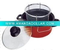 non-stick fry pot