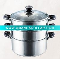 Wholesale 201Stainless Steel Steamer Pot