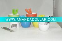 Wholesale chocolate fondue set with different glaze
