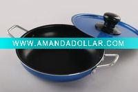 Wholesale Aluminum Fry pan with two sides ear