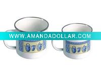 the enamel cup