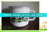 the enamel cup
