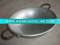 Wholesale small iron pan for cooking and gold washing