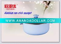 Aluminium saucepot with non-stick coating inside