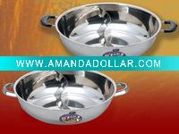 Wholesale 30-38cm Stainless steel cookware