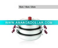 3pcs cookware set soup pot