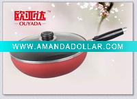 Wholesale 2layer non-stick coating wok(aluminium alloy)