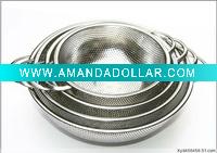 Wholesale stainless steel frying basket/fruit basket