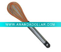 Wholesale NEW Silicone & Stainless Steel Eggbeater 8 Bunches Head