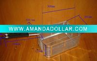 Wholesale chip frying basket, mini fry wire basket