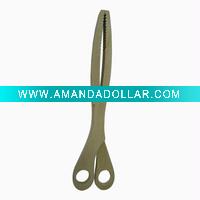 Wood food tong