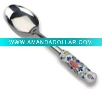Kitchen tool S.S. cooking spoon