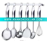 Wholesale new handle stainless steel Kitchen utensils 6pcs setRD-T13