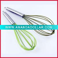 Stainless Steel / silicone Egg Beater--SB0836