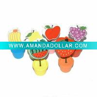fruit style name cards holder