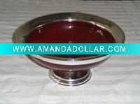 Dark red acrylic fruit holder