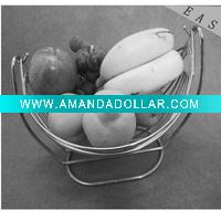 stainless steel fruit holder wire fruit gift basket display stand rack