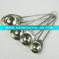 YA114 kitchen tools 4pcs measureing spoon set