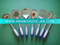 stainless steel kitchen tool set