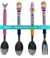 Wholesale Cartoon Abs And Stainless Steel Spoon