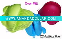Wholesale Various color anti slip heat resistant food grade silicone oven mitt,Silicone Micro-Oven glove