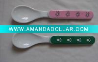 melamine spoon for children with design