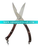 Poultry Scissors In Wooden Handle