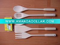 5 PC Wooden Kitchen Tools Set