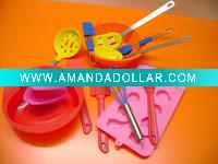 silicone kitchen tool set