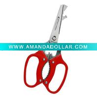 Wholesale New 7 inch Stainless Steel Kitchen Scissors Shears Bottle Opener