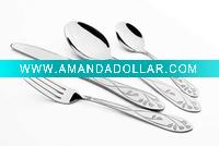 Wholesale stainless steel cultery JZ015 knife spoon fork