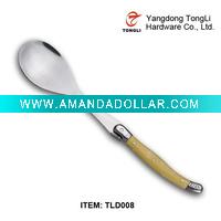 Wholesale stainless tableware, steel Salad Spoon TLD008
