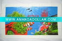 Wholesale high quality souvenir printing 100% cotton tea towel