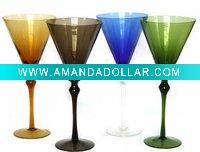 handblown wine glass