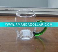 Clear drinking glass cup