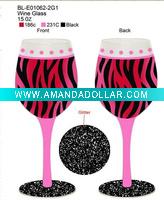 Wholesale New Design Painting Wine Glass