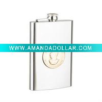 Wholesale Patch,embossed Series stainless steel hip flask