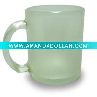 Wholesale 11OZ Frosty Glass Mug (8.2x9.6CM/NO.: g-m frost)