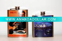 Wholesale BPA-free stainless steel hip flask